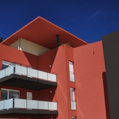 Peinture façade D2 film mince ZOLPAN MAT EVOLUTION, peinture façade colorée pigments froids, ravalement façade en couleurs