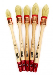 Lot brosses à rechampir expert glycero - 5 pièces