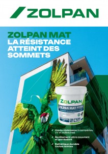 Peinture ZOLPAN MAT Evolution street art, peinture façade colorée, peinture intérieure extérieure ZOLPAN