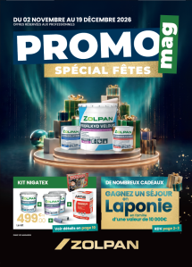 Promotion peinture ZOLPAN peinture TOLLENS pour les professionnels