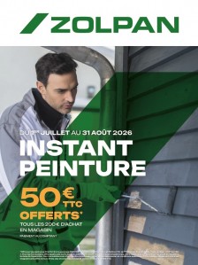 Instant Peinture : promotions peinture Tollens Zolpan et mat&eacute;riel interieur exterieur
