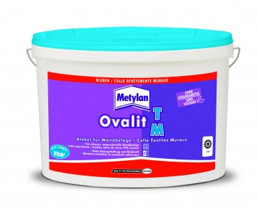 Colle textiles muraux Ovalit TM