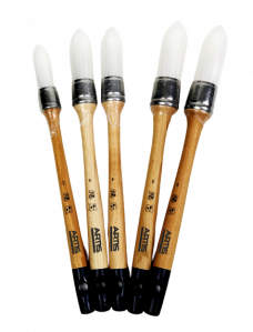 Lot de 5 brosses à rechampir expert acrylique