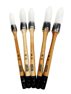 Lot de 5 brosses à rechampir expert acrylique