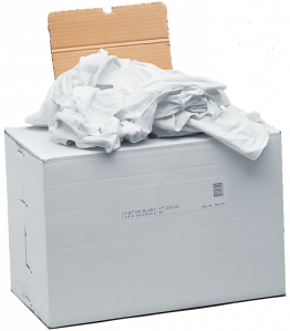 Chiffons tricot blanc