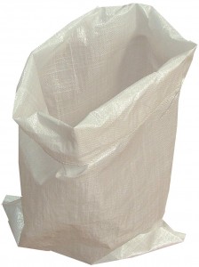 Sac à gravats tissé blanc