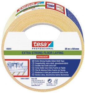 Adhésif de fixation double face toilé - 4944 - TESA