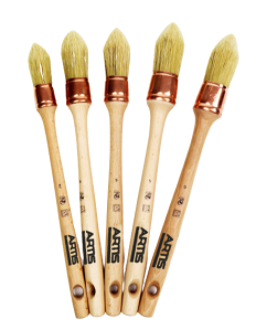 Lot de 5 brosses à rechampir tradition