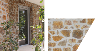 Finition isolation thermique Armaterm Zolpan, finition façade pierre meulière