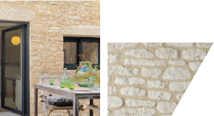 Système ITE Armaterm ZOLPAN, finition façade pierre causse