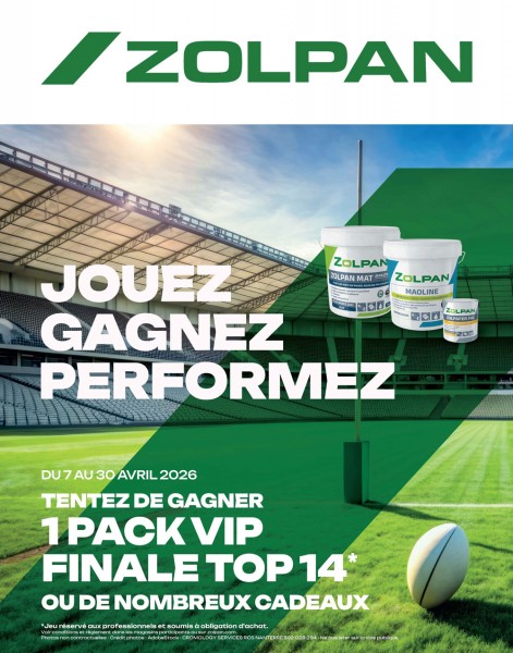 Jouez, gagnez, performez ZOLPAN : gagnez des places pour la Finale Stade de France et d'autres cadeaux, profitez des promos PromoMag